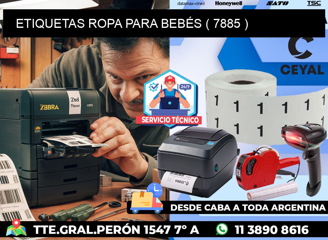 ETIQUETAS ROPA PARA BEBÉS ( 7885 )