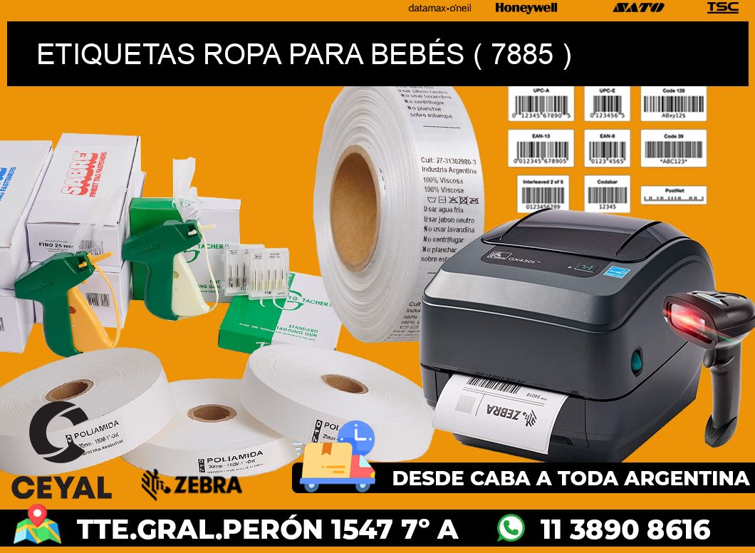 ETIQUETAS ROPA PARA BEBÉS ( 7885 )