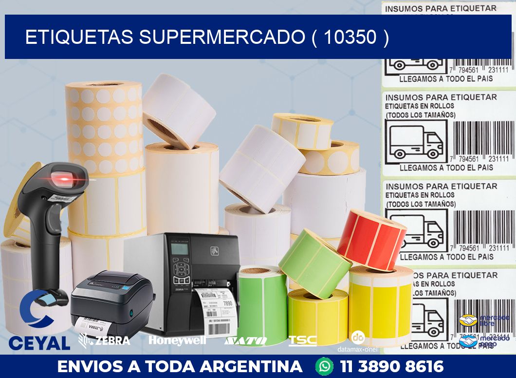 ETIQUETAS SUPERMERCADO ( 10350 )