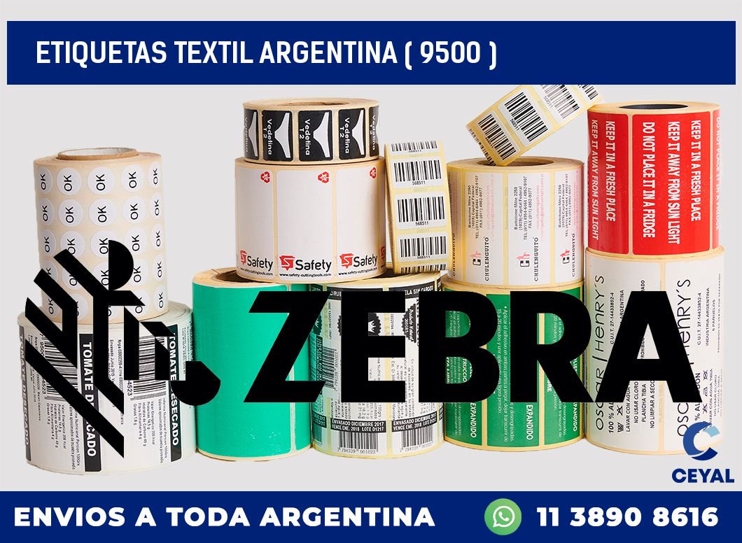 ETIQUETAS TEXTIL ARGENTINA ( 9500 )