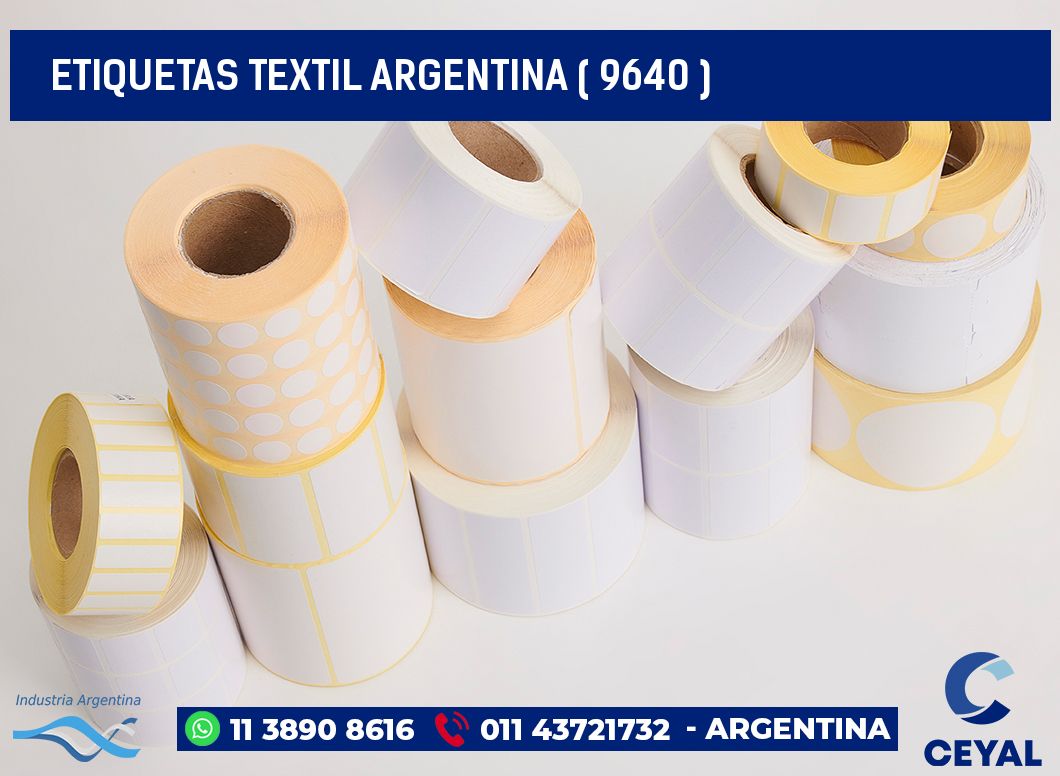 ETIQUETAS TEXTIL ARGENTINA ( 9640 )