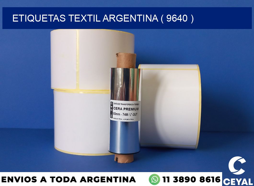 ETIQUETAS TEXTIL ARGENTINA ( 9640 )