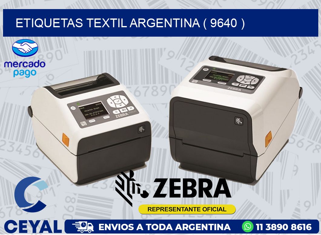 ETIQUETAS TEXTIL ARGENTINA ( 9640 )