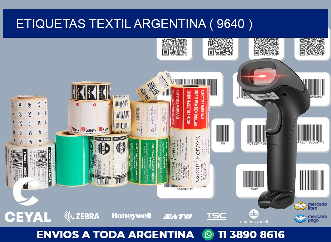 ETIQUETAS TEXTIL ARGENTINA ( 9640 )