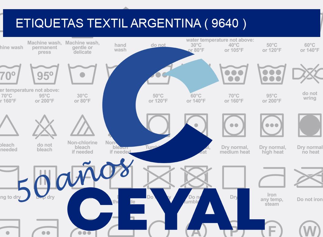 ETIQUETAS TEXTIL ARGENTINA ( 9640 )