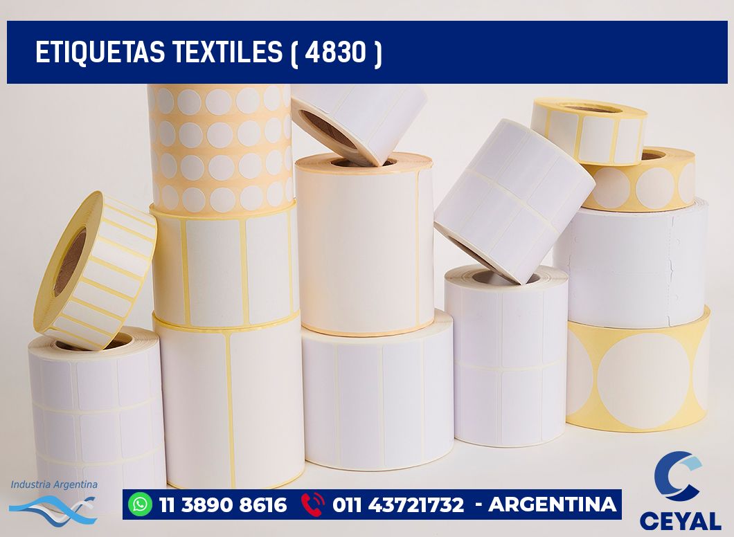 ETIQUETAS TEXTILES ( 4830 )