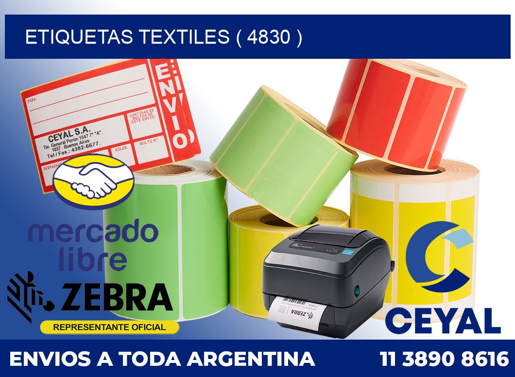 ETIQUETAS TEXTILES ( 4830 )