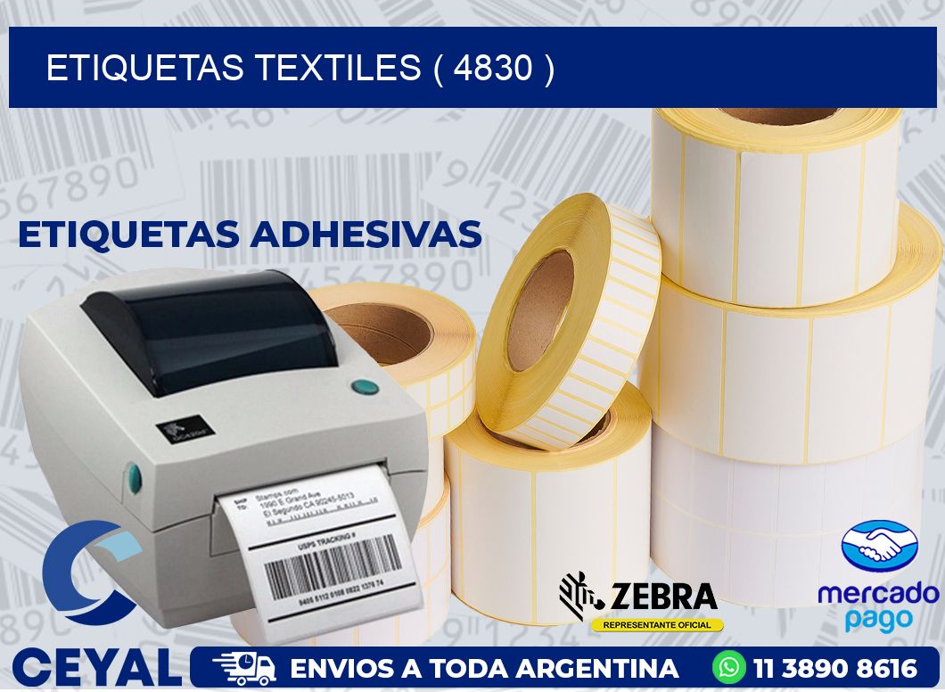 ETIQUETAS TEXTILES ( 4830 )