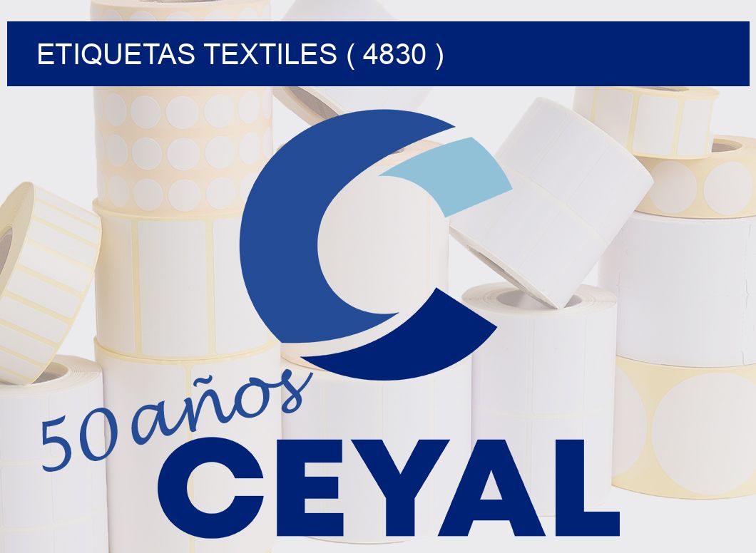 ETIQUETAS TEXTILES ( 4830 )