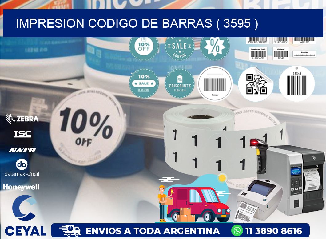 IMPRESION CODIGO DE BARRAS ( 3595 )