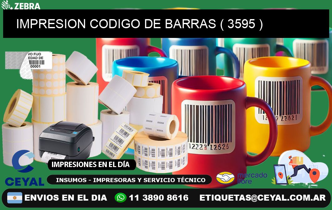 IMPRESION CODIGO DE BARRAS ( 3595 )