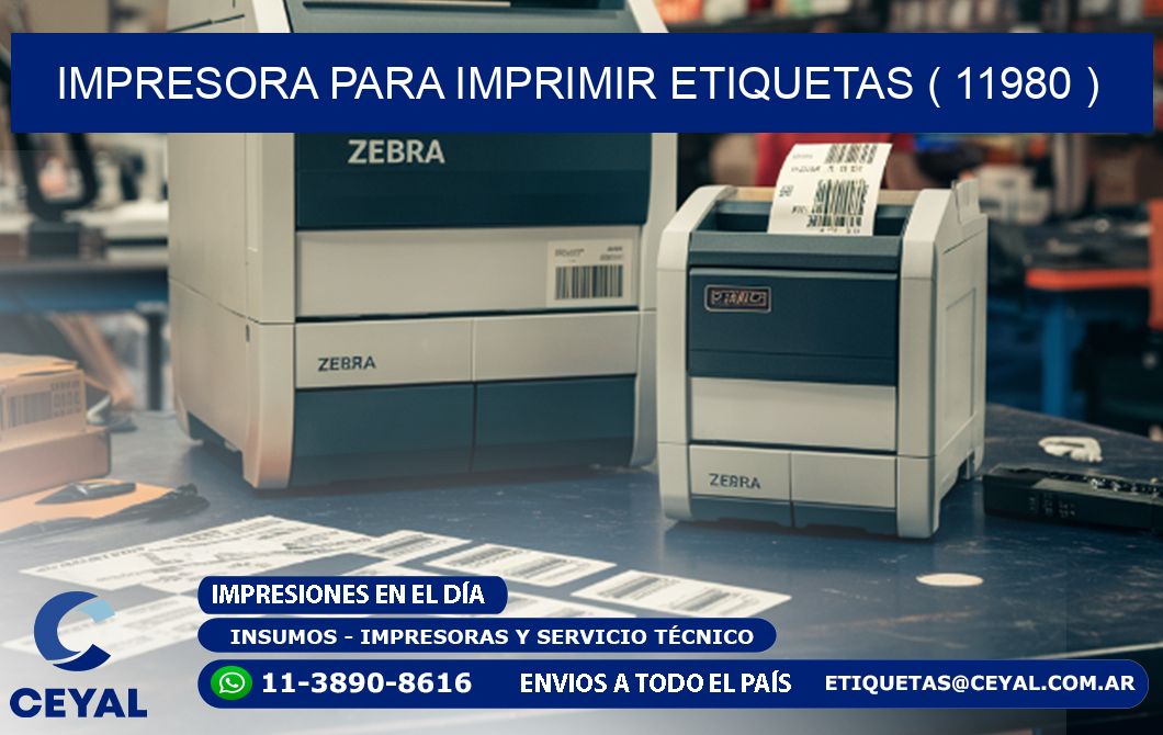 IMPRESORA PARA IMPRIMIR ETIQUETAS ( 11980 )