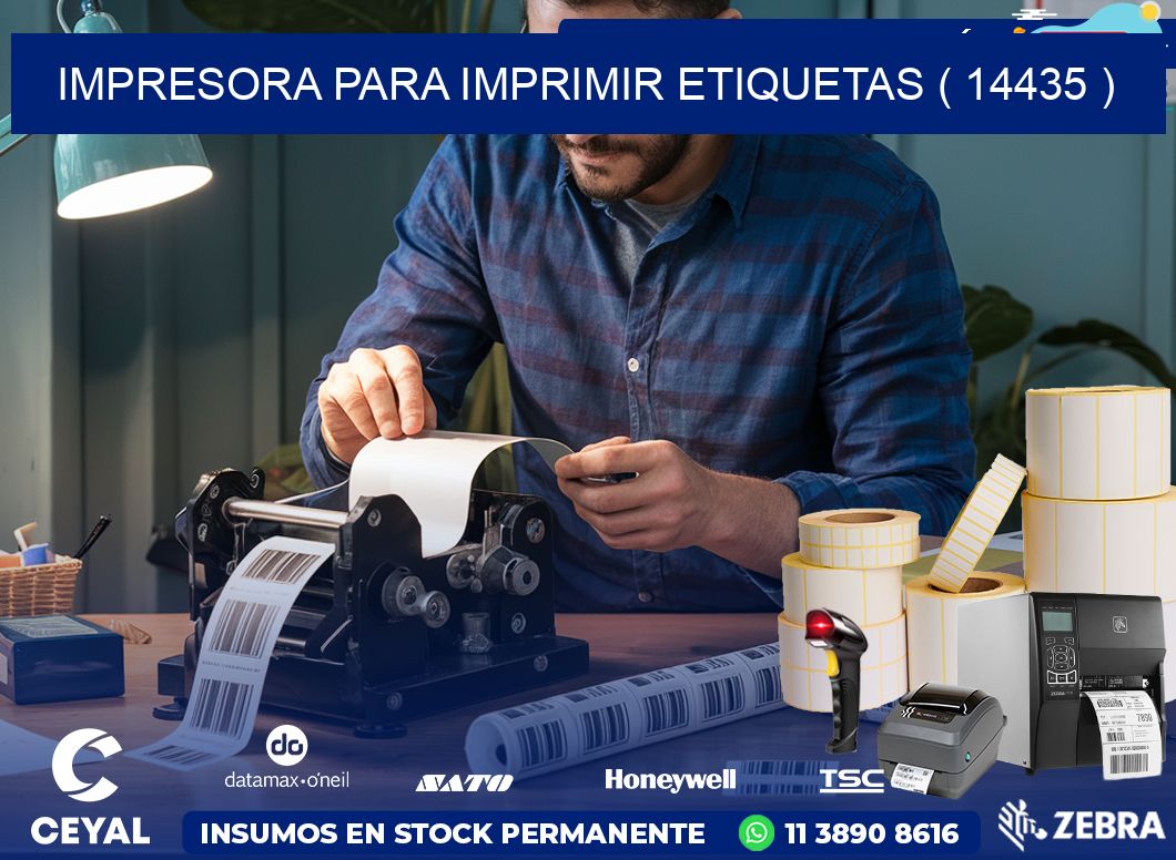 IMPRESORA PARA IMPRIMIR ETIQUETAS ( 14435 )