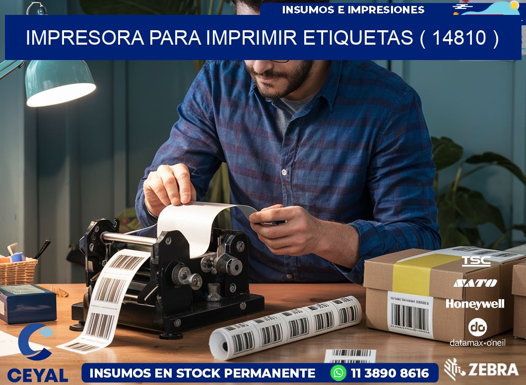 IMPRESORA PARA IMPRIMIR ETIQUETAS ( 14810 )