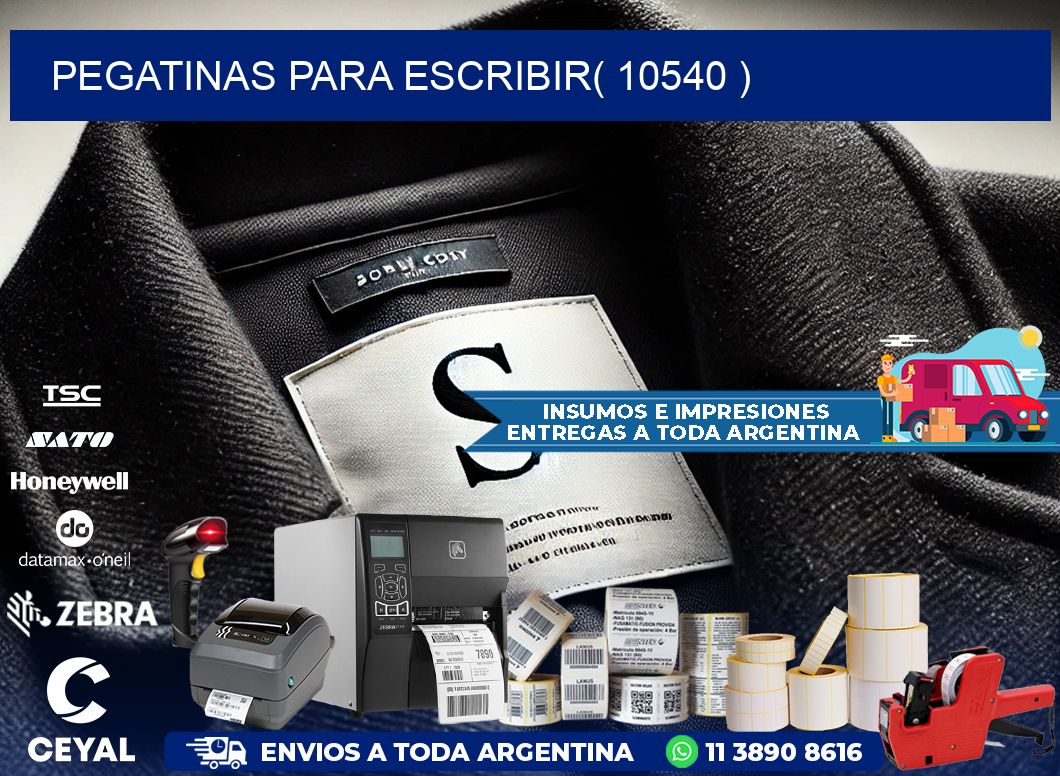 PEGATINAS PARA ESCRIBIR( 10540 )