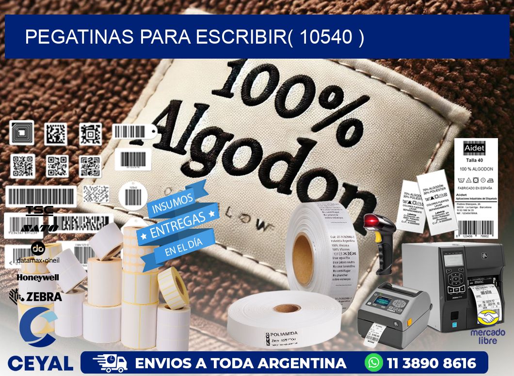 PEGATINAS PARA ESCRIBIR( 10540 )