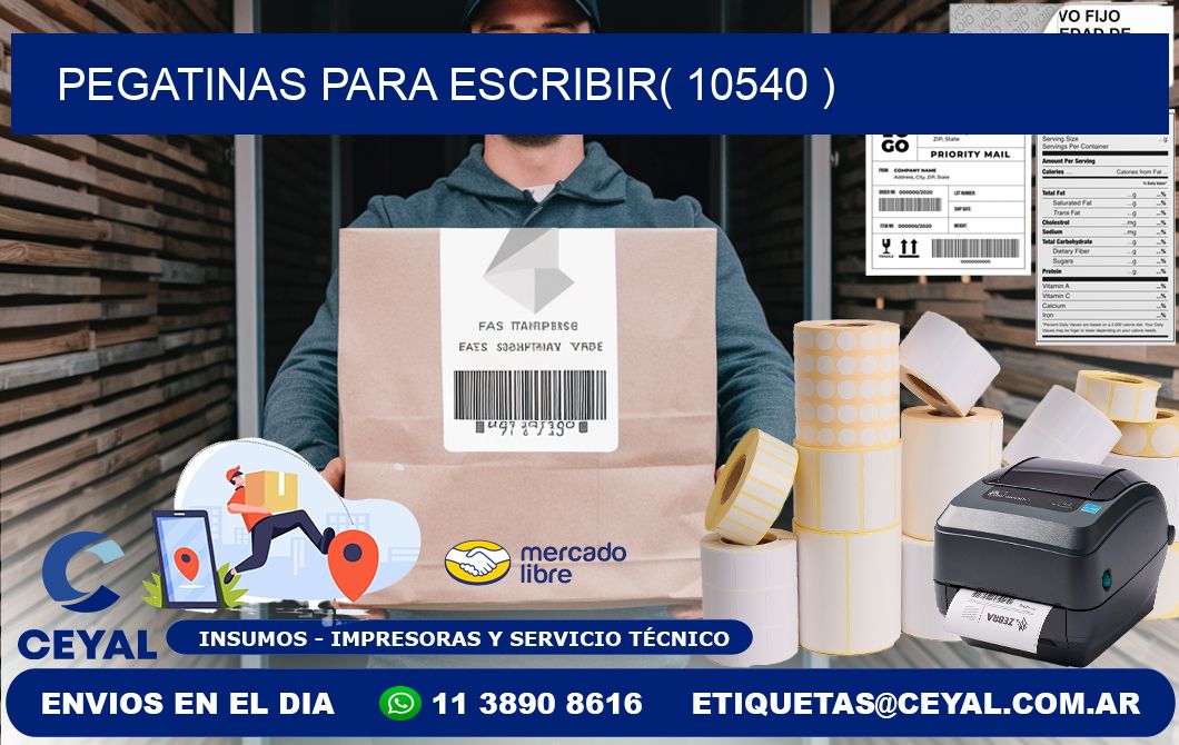 PEGATINAS PARA ESCRIBIR( 10540 )