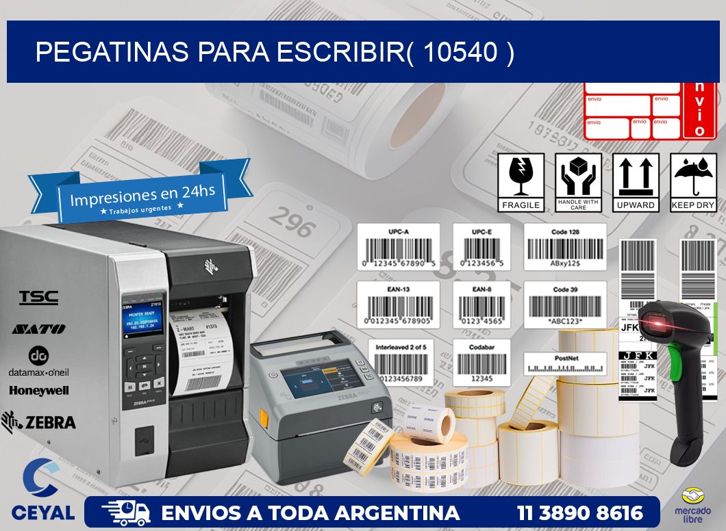 PEGATINAS PARA ESCRIBIR( 10540 )