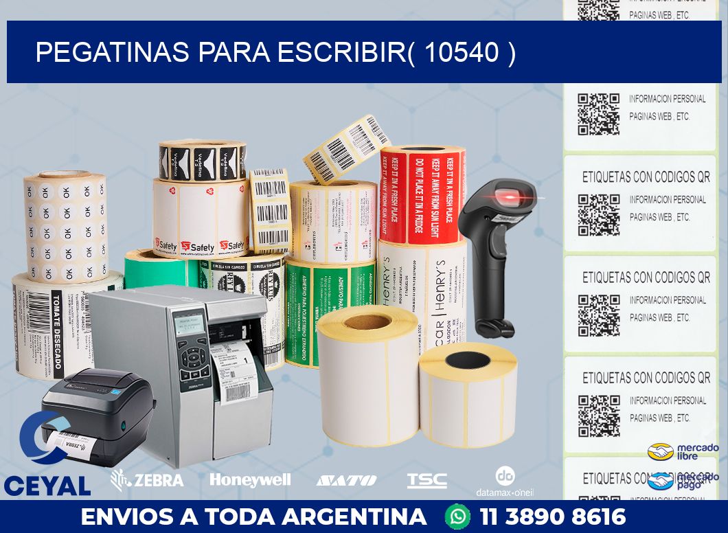 PEGATINAS PARA ESCRIBIR( 10540 )