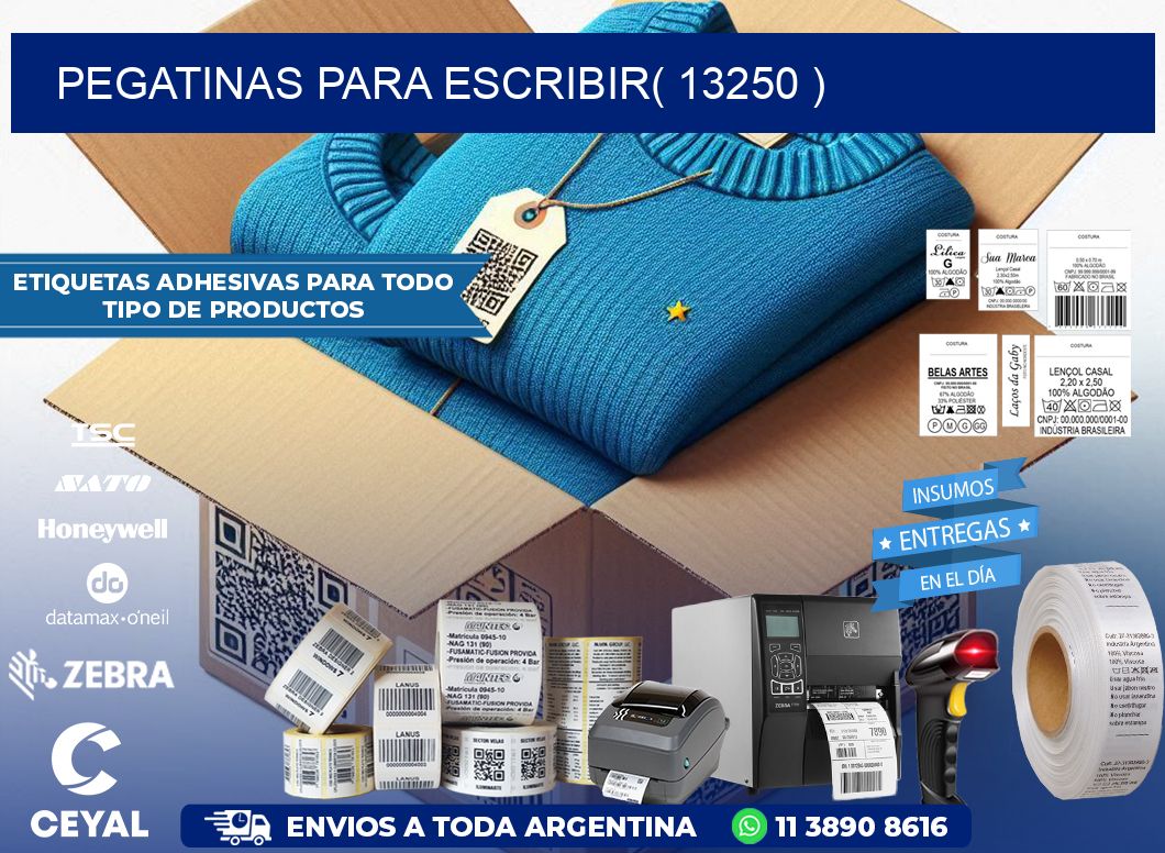 PEGATINAS PARA ESCRIBIR( 13250 )