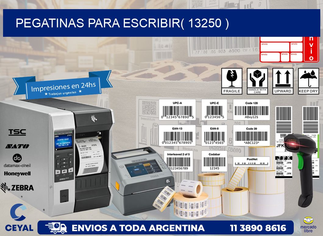 PEGATINAS PARA ESCRIBIR( 13250 )