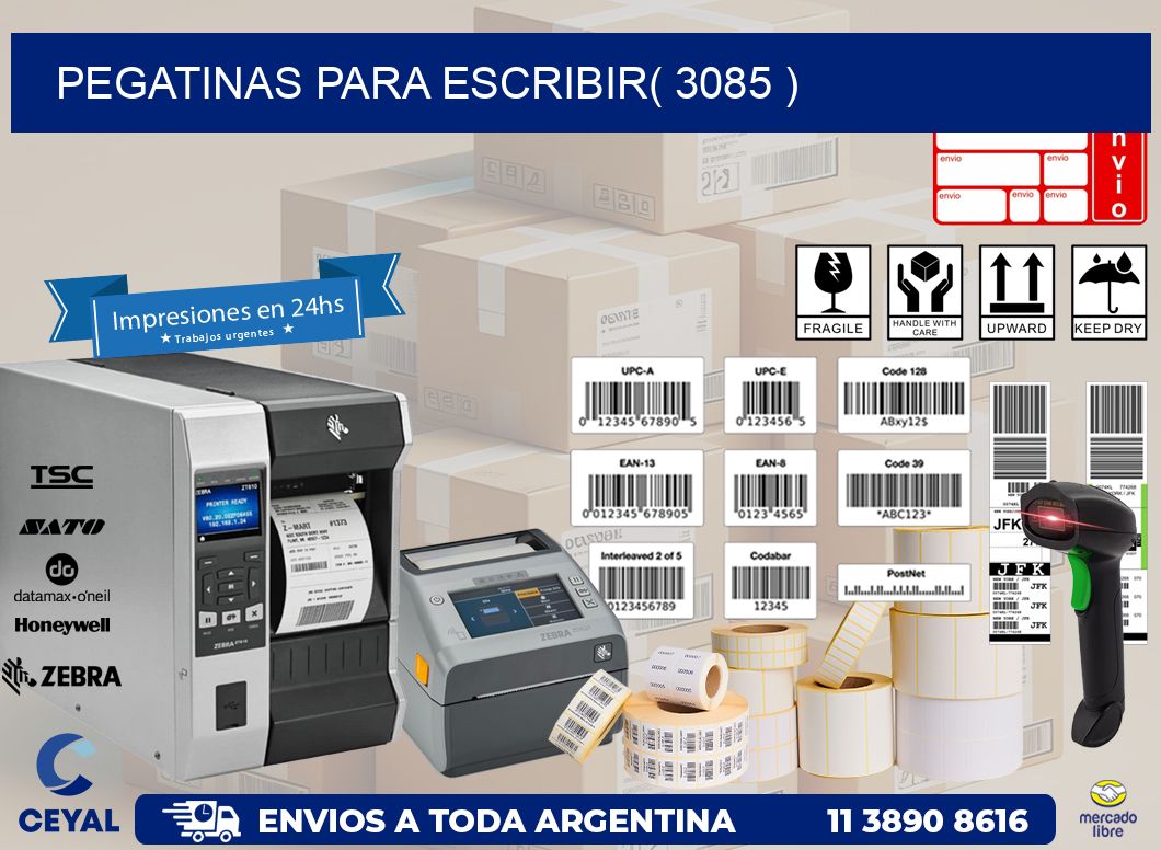 PEGATINAS PARA ESCRIBIR( 3085 )