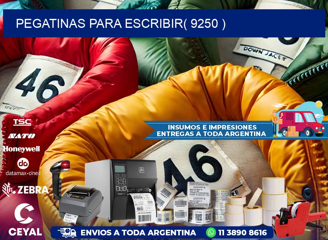 PEGATINAS PARA ESCRIBIR( 9250 )