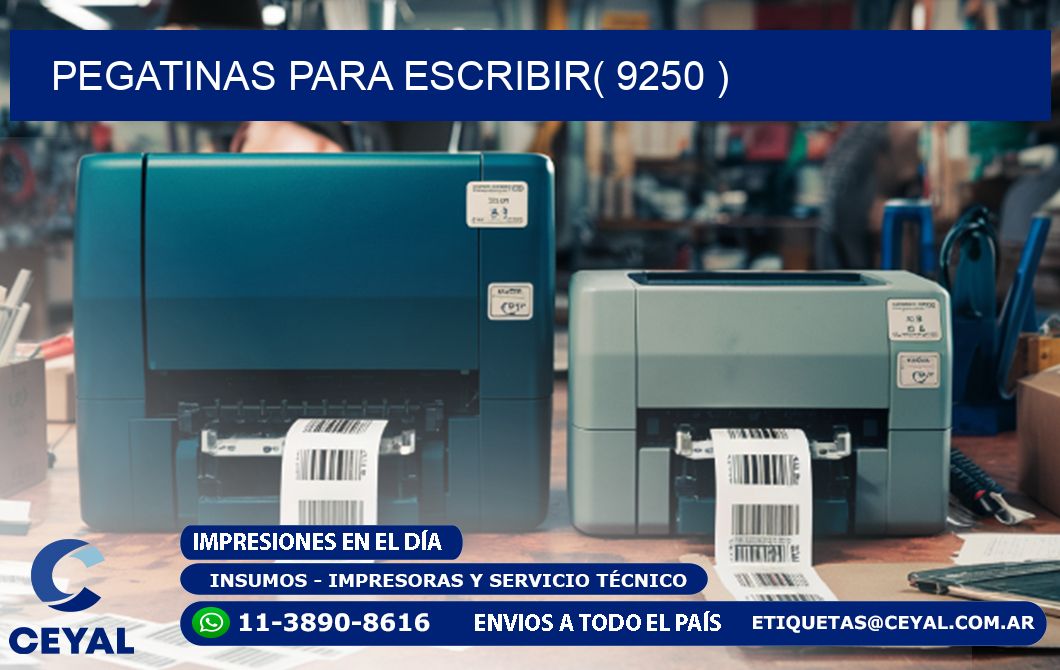 PEGATINAS PARA ESCRIBIR( 9250 )