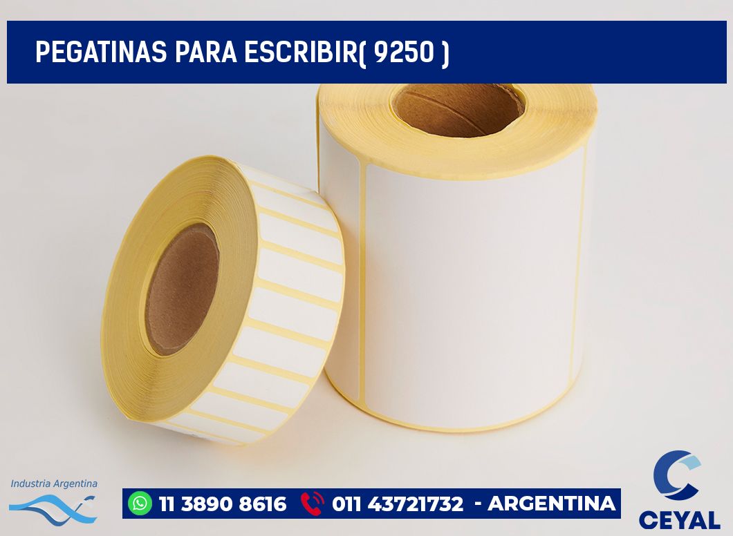 PEGATINAS PARA ESCRIBIR( 9250 )