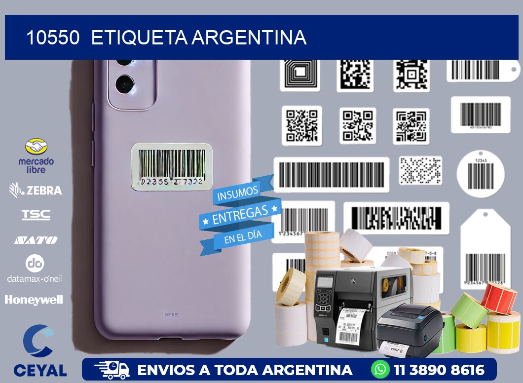 10550  ETIQUETA ARGENTINA