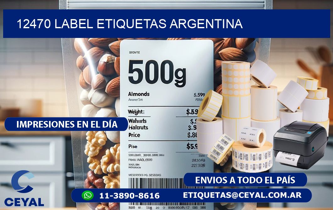 12470 LABEL ETIQUETAS ARGENTINA