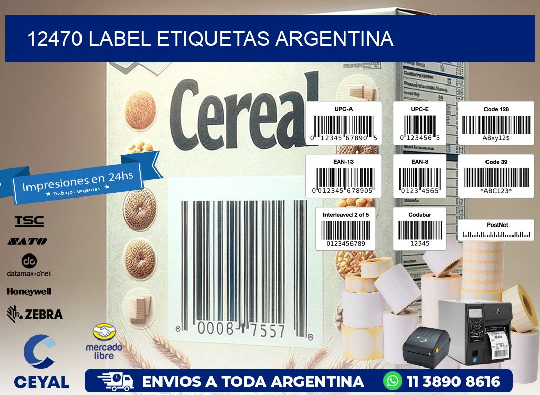 12470 LABEL ETIQUETAS ARGENTINA