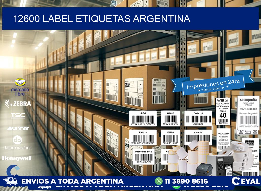 12600 LABEL ETIQUETAS ARGENTINA