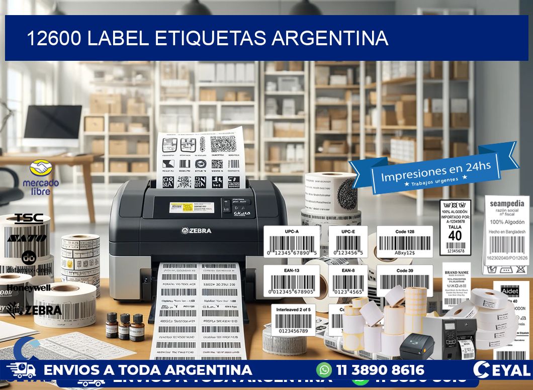 12600 LABEL ETIQUETAS ARGENTINA