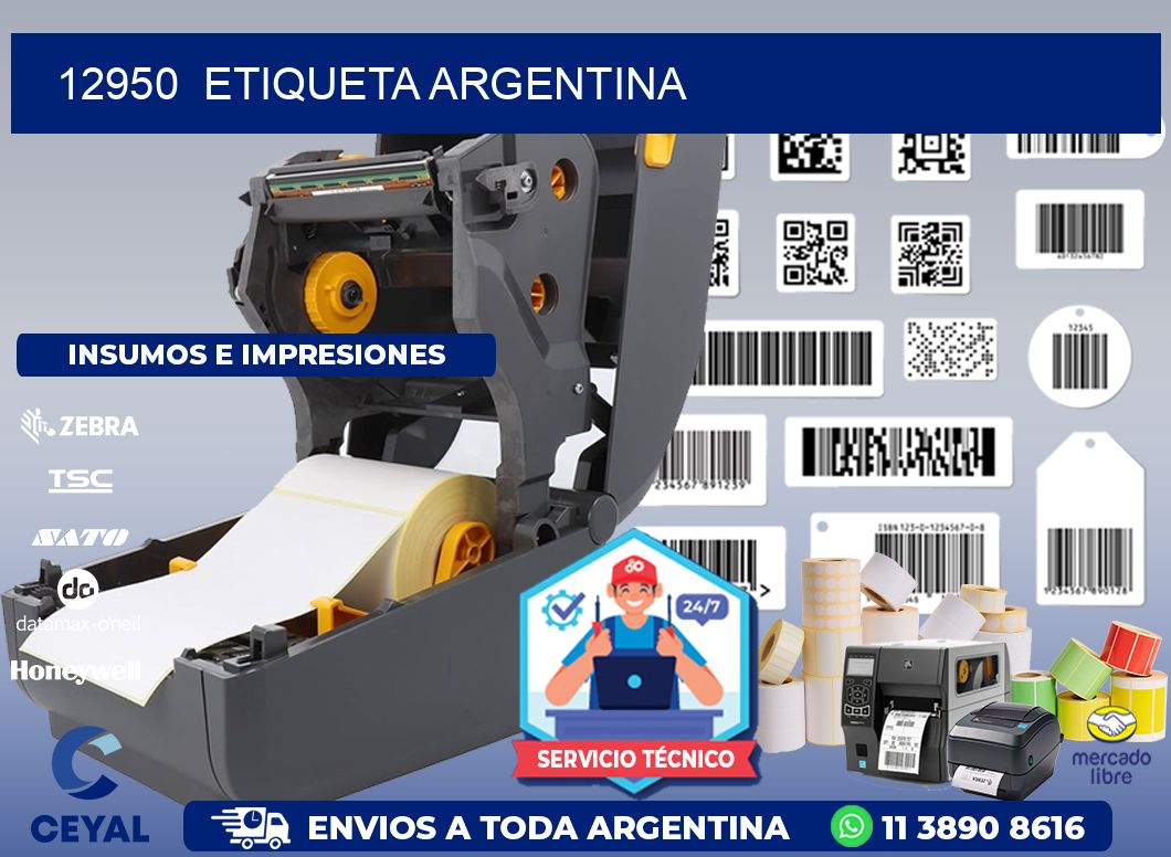 12950  ETIQUETA ARGENTINA