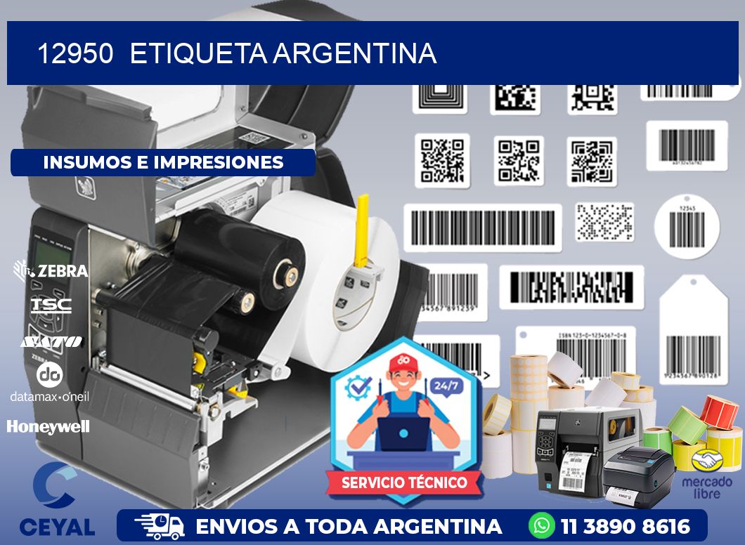 12950  ETIQUETA ARGENTINA