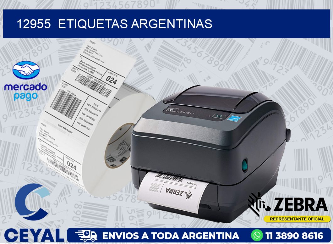 12955  ETIQUETAS ARGENTINAS