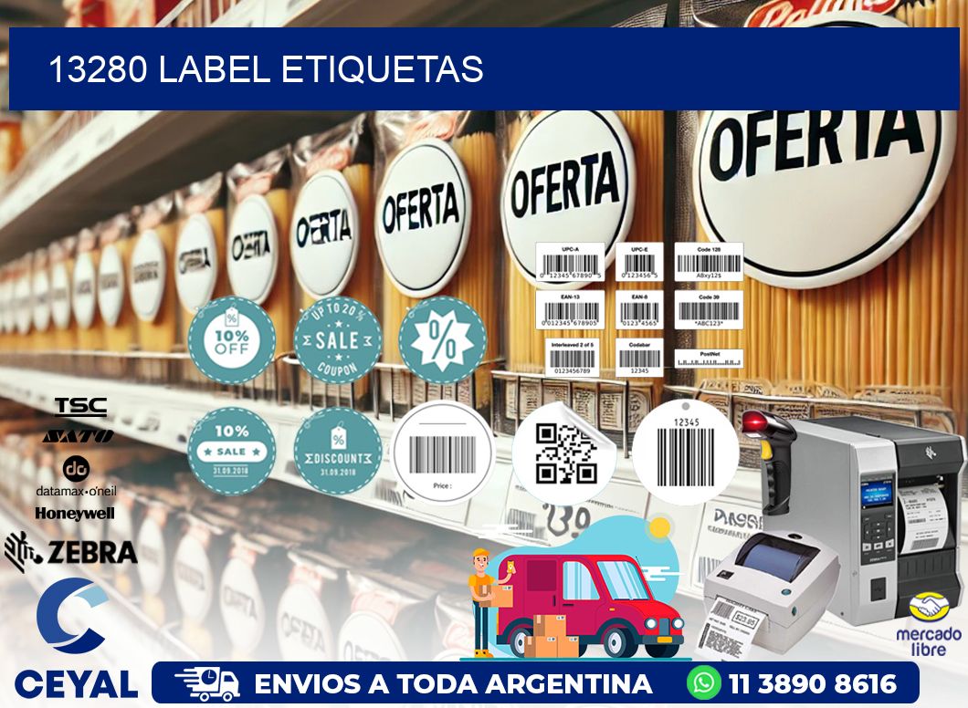 13280 LABEL ETIQUETAS