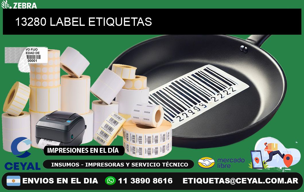 13280 LABEL ETIQUETAS