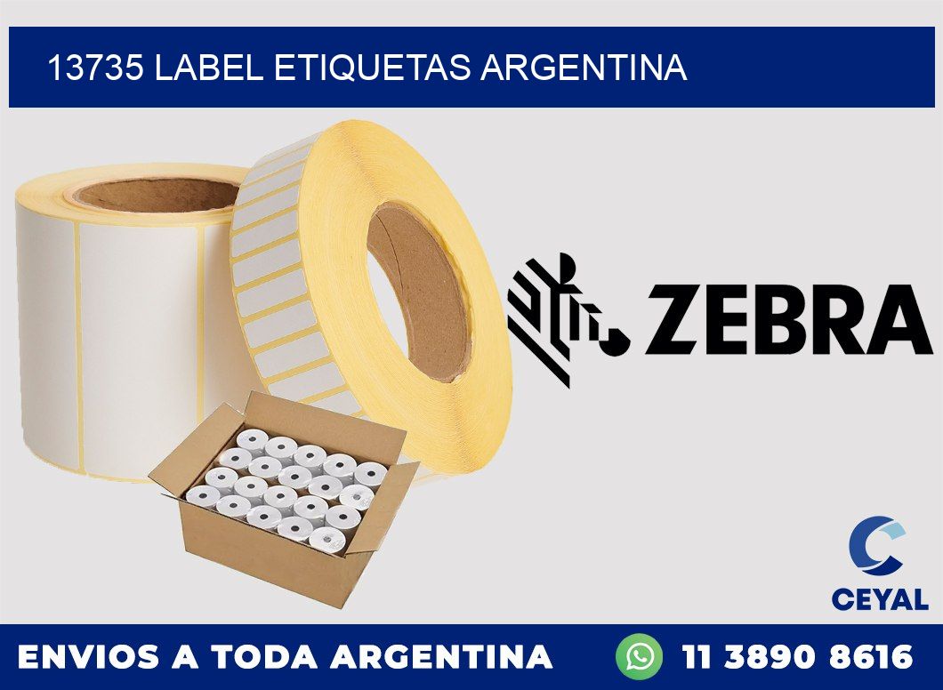 13735 LABEL ETIQUETAS ARGENTINA