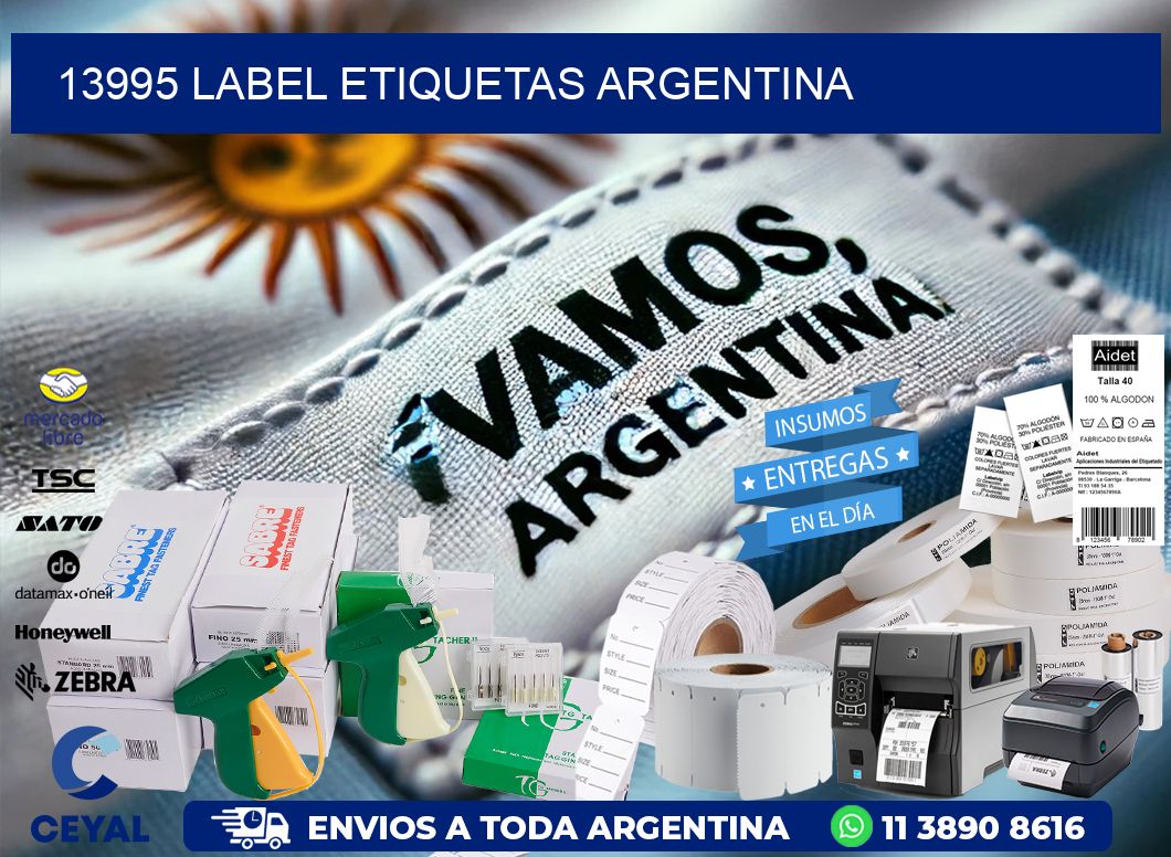 13995 LABEL ETIQUETAS ARGENTINA