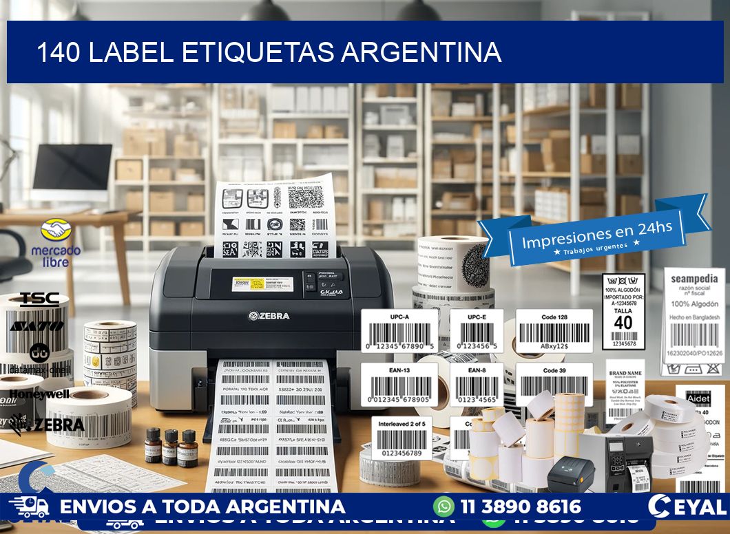 140 LABEL ETIQUETAS ARGENTINA