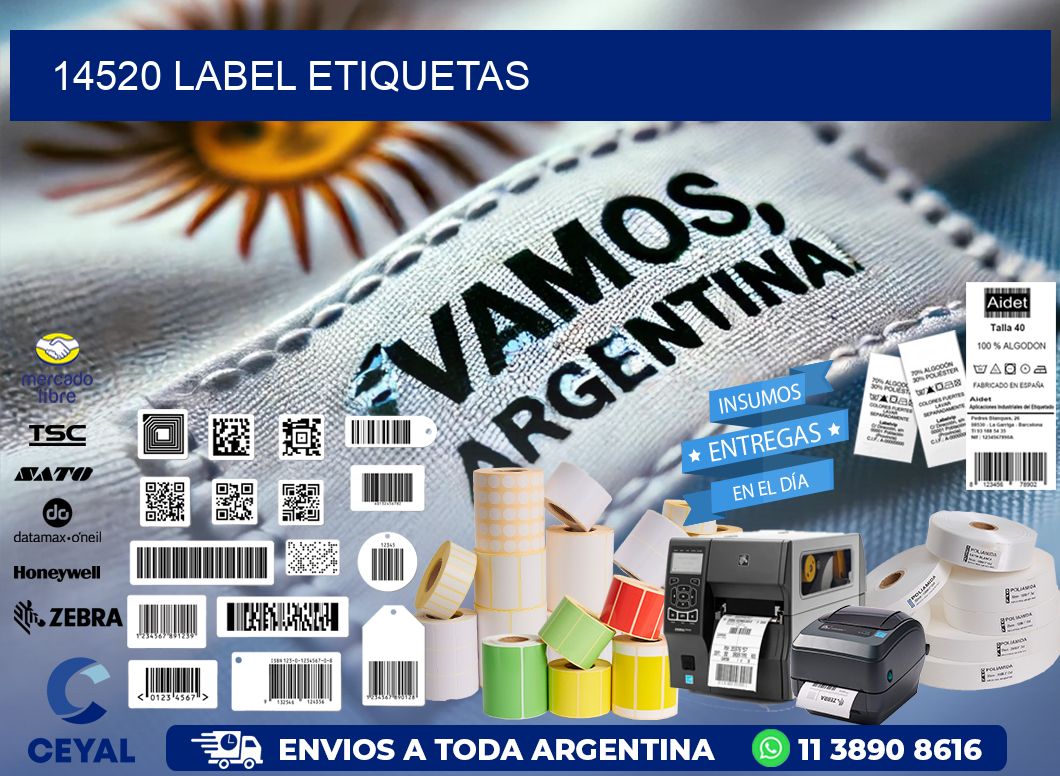 14520 LABEL ETIQUETAS