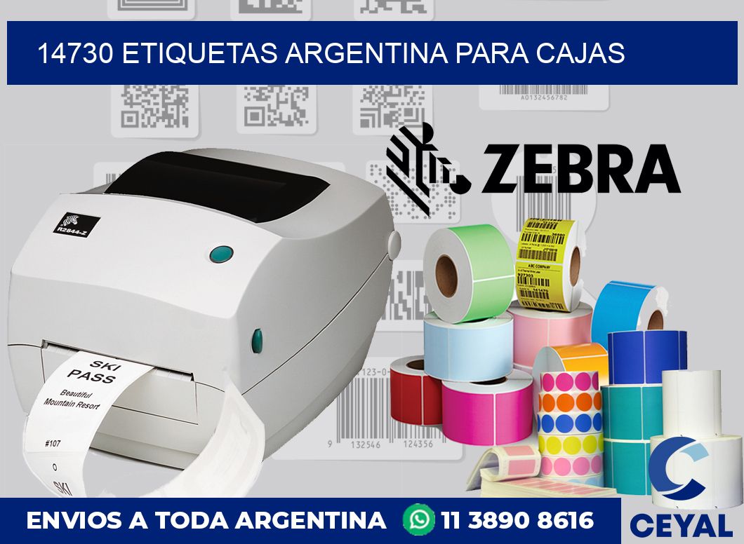 14730 ETIQUETAS ARGENTINA PARA CAJAS