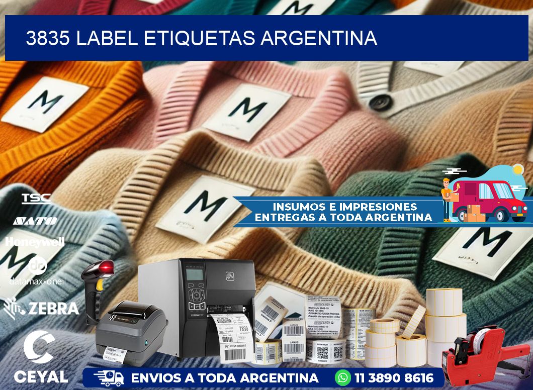 3835 LABEL ETIQUETAS ARGENTINA