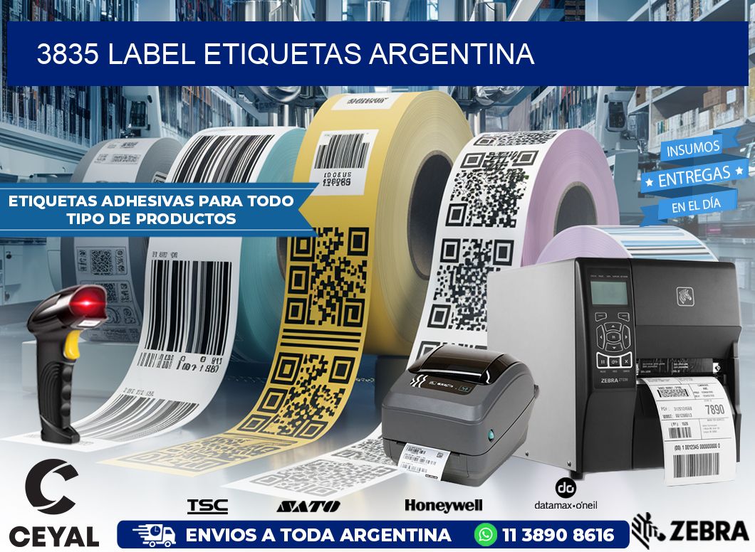 3835 LABEL ETIQUETAS ARGENTINA