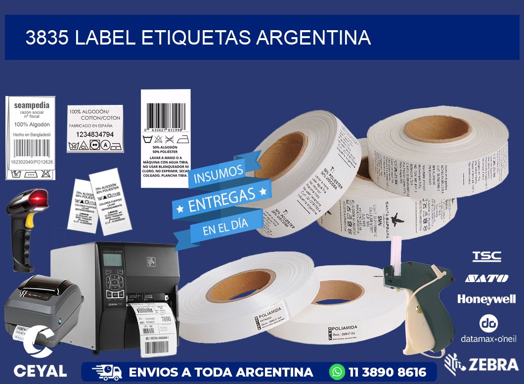 3835 LABEL ETIQUETAS ARGENTINA