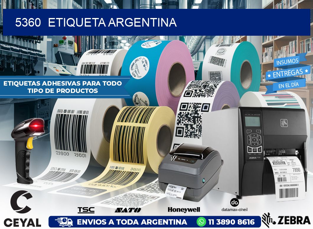 5360  ETIQUETA ARGENTINA