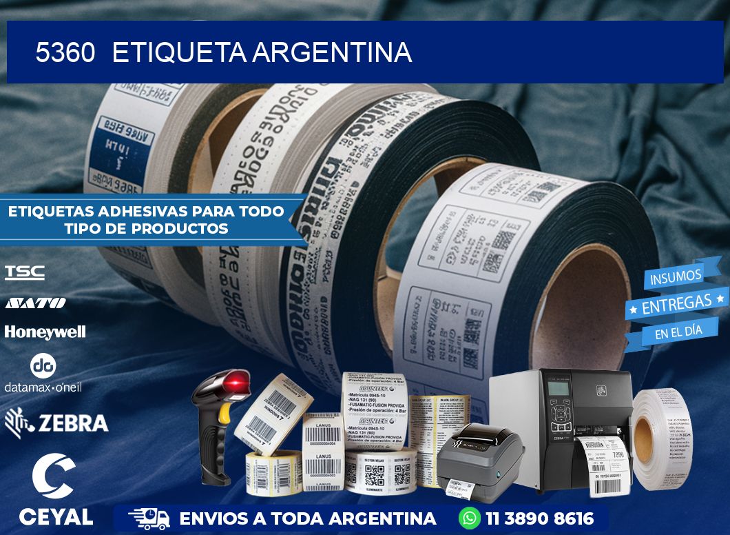 5360  ETIQUETA ARGENTINA