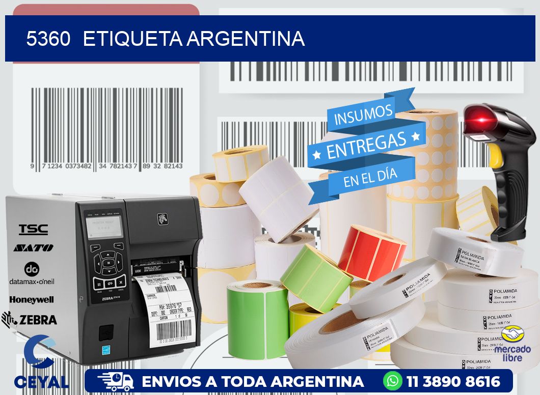 5360  ETIQUETA ARGENTINA